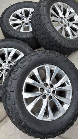 F150 20” Wheels OEM on 35s 