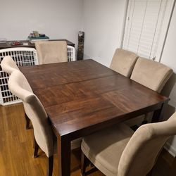 Dining table and matching buffet