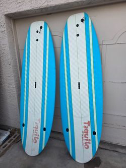 (2) We Wavestorm Taquito 7-foot junior stand-up paddleboards