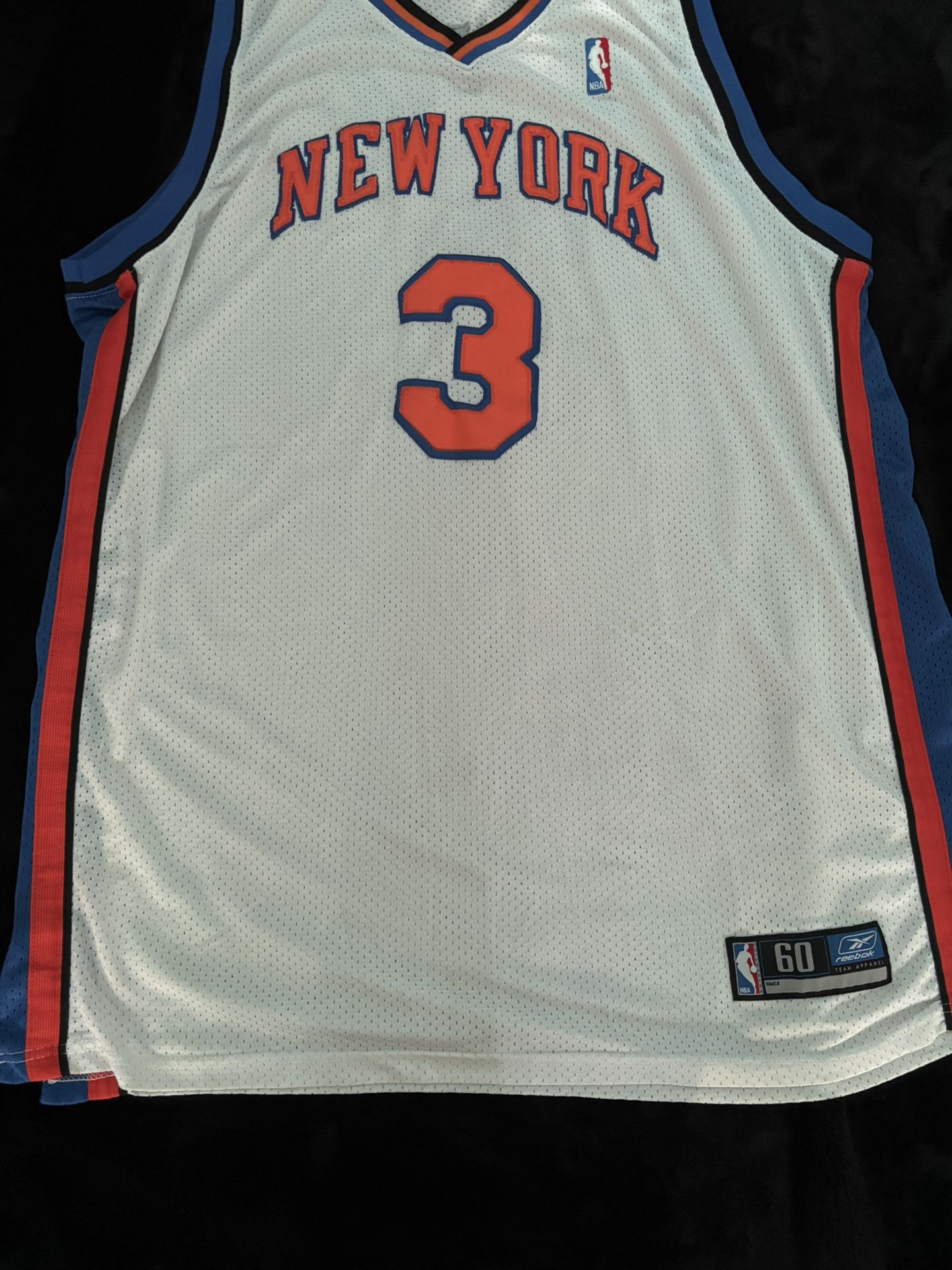 🔥🔥 AUTHENTIC REEBOK NBA NEW YORK KNICKS Stephon Marbury Jersey SZ 60 🔥🔥