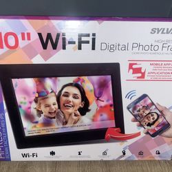 Sylvania SDPF1095 10-Inch Wi-Fi Cloud Digital Picture Frame*NEW