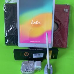 Apple IPad 7th Generation (10.2” Retina /Latest IOS 18) 32GB case  & Accessories 