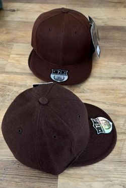 BLANK HATS (BROWN) - KB ETHOS FITTED HATS