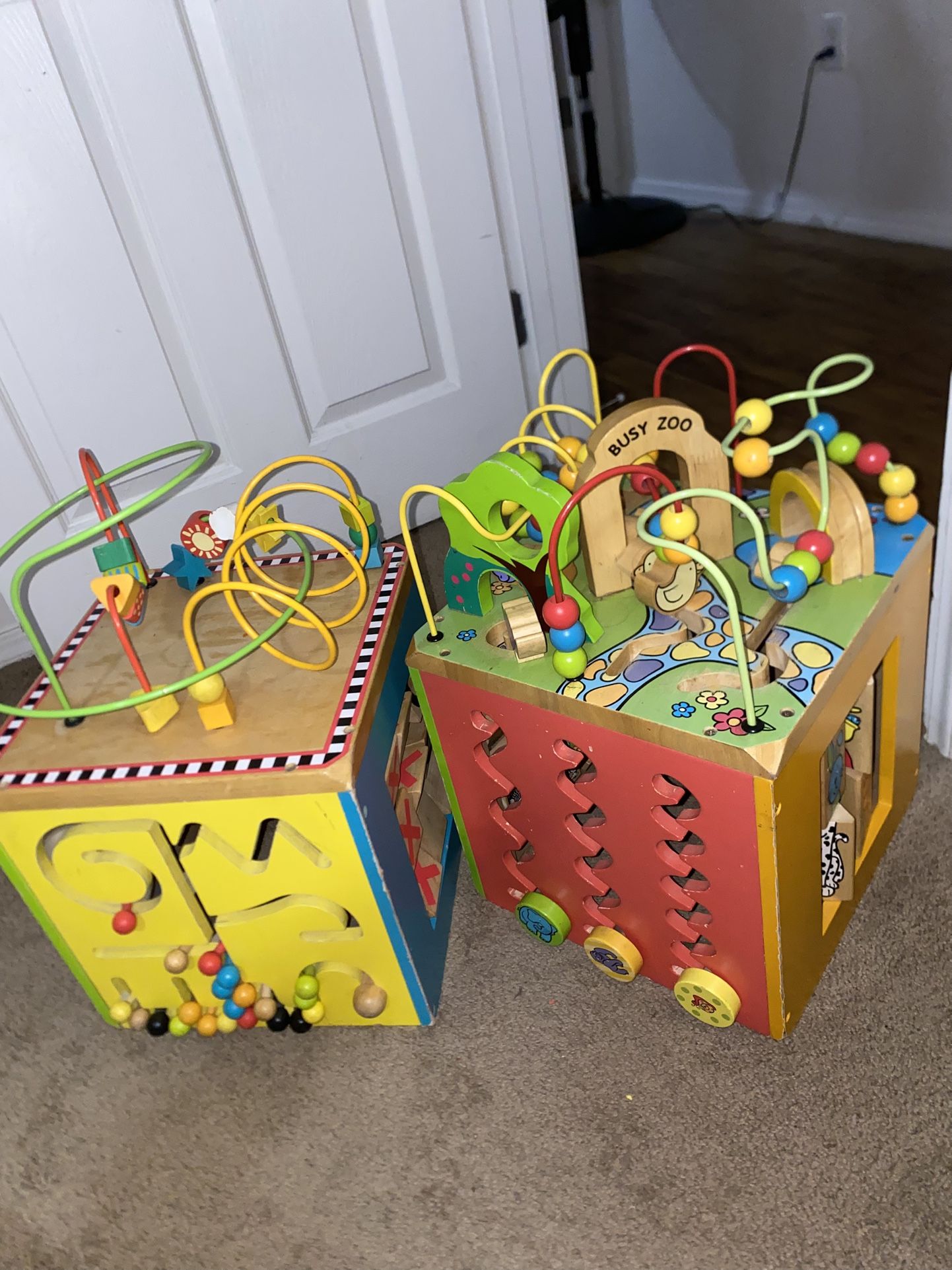 Kids Wooden Activity box toy