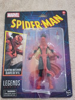 Hasbro Marvel Legends / Spider-Man - Daredevil (Elektra Natchios) - $30