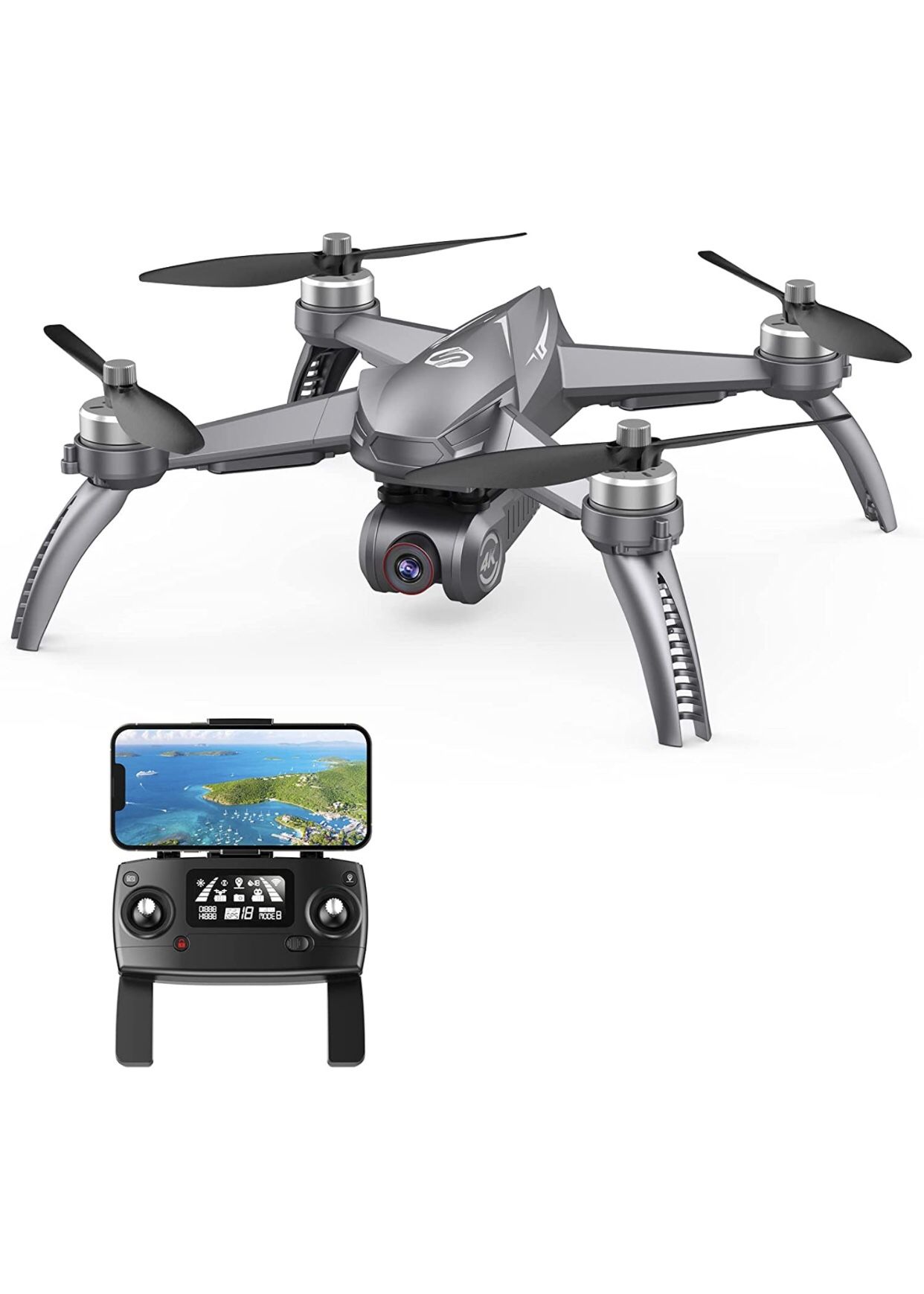 Drones with Camera for Adults 4K, LETCREN B5W GPS Drone with 5GHZ