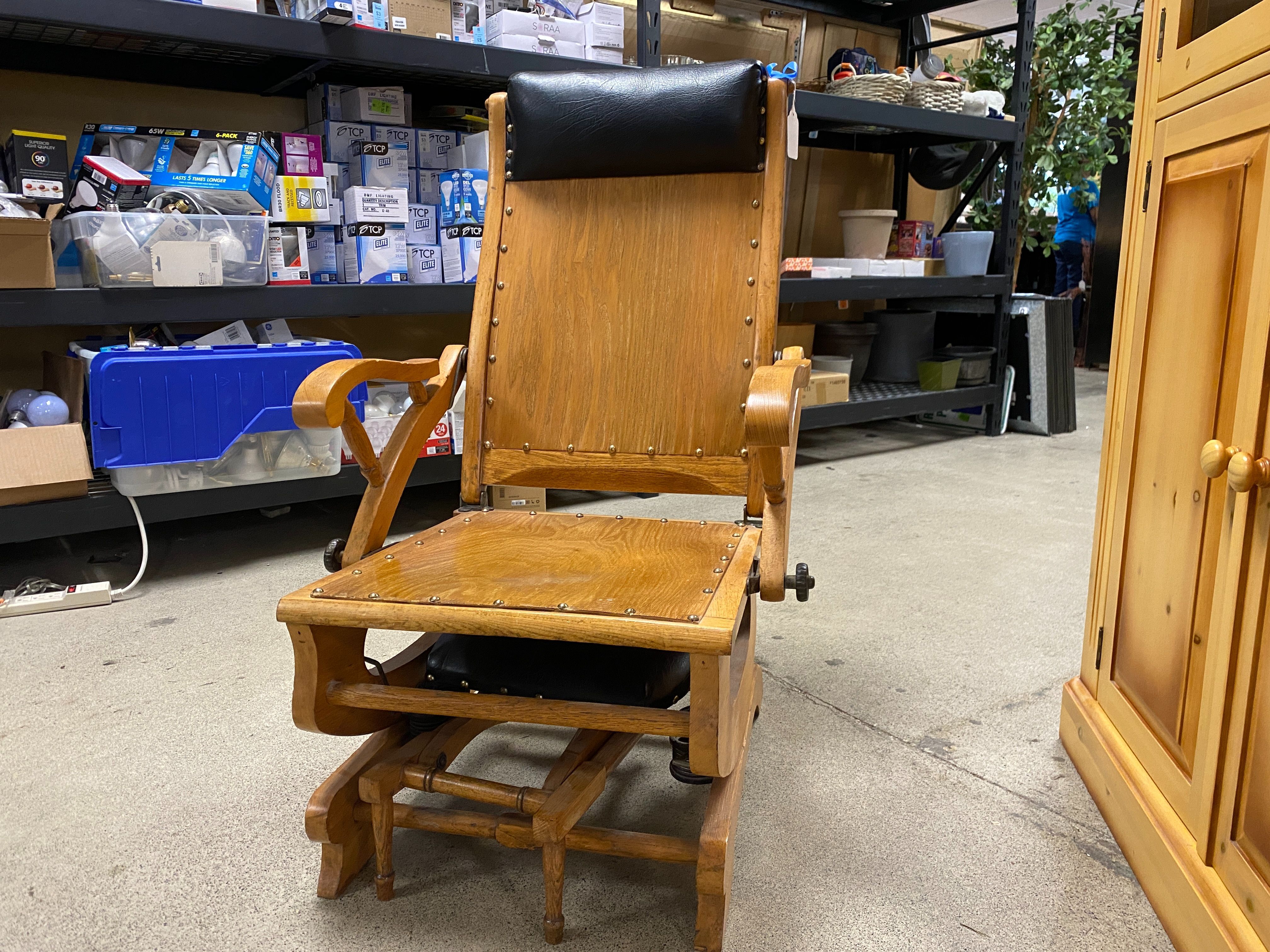 Reclining Chair With a Built-in Footrest