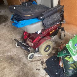 Electric Wheelchair And Hitch Lift 
