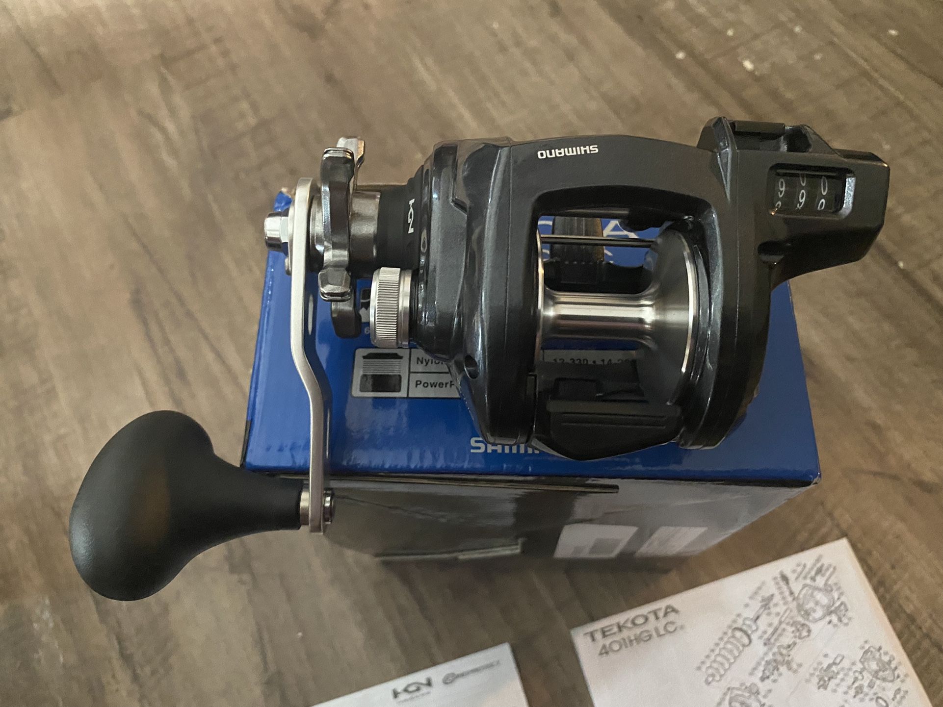 Shimano Tekota 401HG LC  Conventional Reel and Line Counter