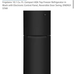 Refrigerator In Black 