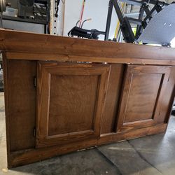 55 gallon wooden stand