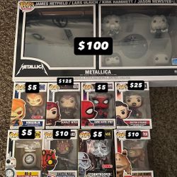 star wars marvel and etc funko pops