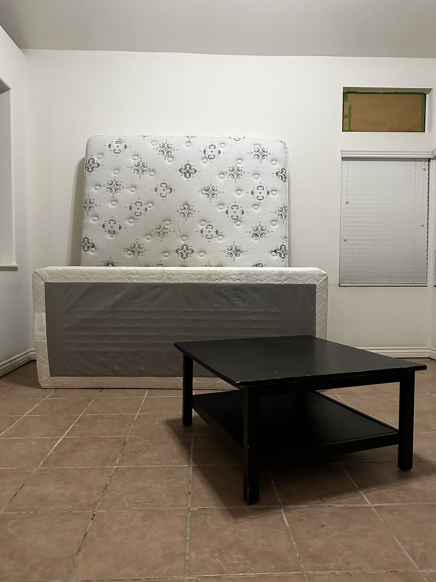 Free! Summerlin. One CalKing Mattress, Box Springs, Table