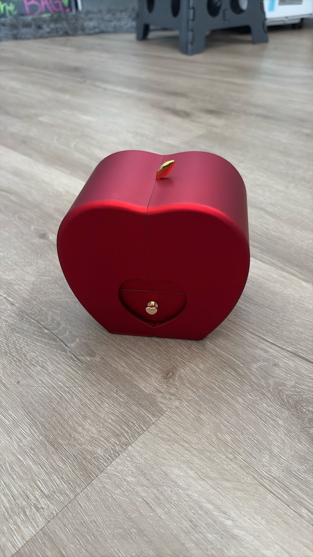 Red Rose With Hollow Clavicle Necklace