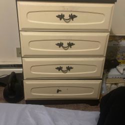 4 Drawer Dresser Brown And Tan