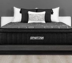 Brand New Brooklyn Bedding Spartan Hybrid Mattress — Queen, Medium — Still in Original Plastic —