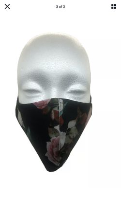 Roses Face Mask -Made in USA-  Unisex- ONE SIZE FITS ALL
