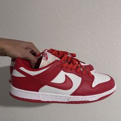 Red Nike Dunks Sz 11