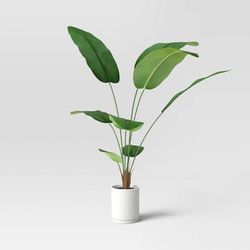 Faux/Artificial Banana Leaf Tree in Pot