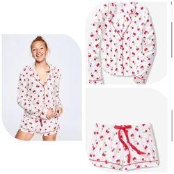 Victoria’s Secret pink pj pajamas cherry
