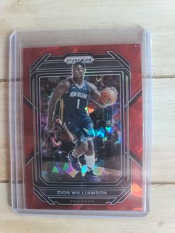 Red Ice Prizm Basketball Cards 22-23