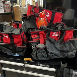 14 in. 15 Pocket Open Top Supply Tool Bag