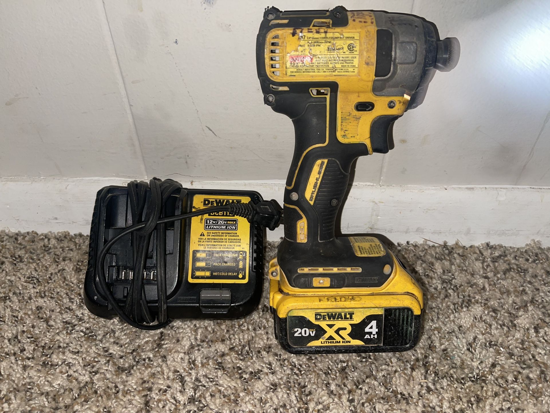 ATOMIC 20V MAX Cordless Brushless Compact 1/4 in. Impact Driver