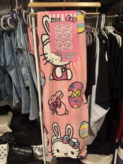 NWT Hello Kitty Easter Blanket
