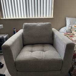 Grey Arm/Accent Chair