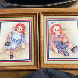 Raggedy Ann And Andy Framed Prints