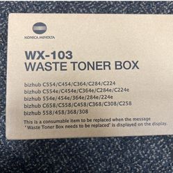 Konica Minolta WX-103 Waste Toner Box