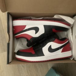 Jordan 1 Low Bred Toe