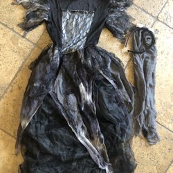 Spirit Halloween Zombie Bride Girls Costume