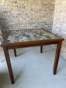 Wooden Table & 4 Chairs for sale