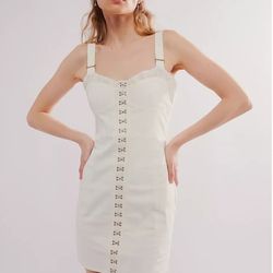 For Love And Lemons Denim Mini Dress Size XL 