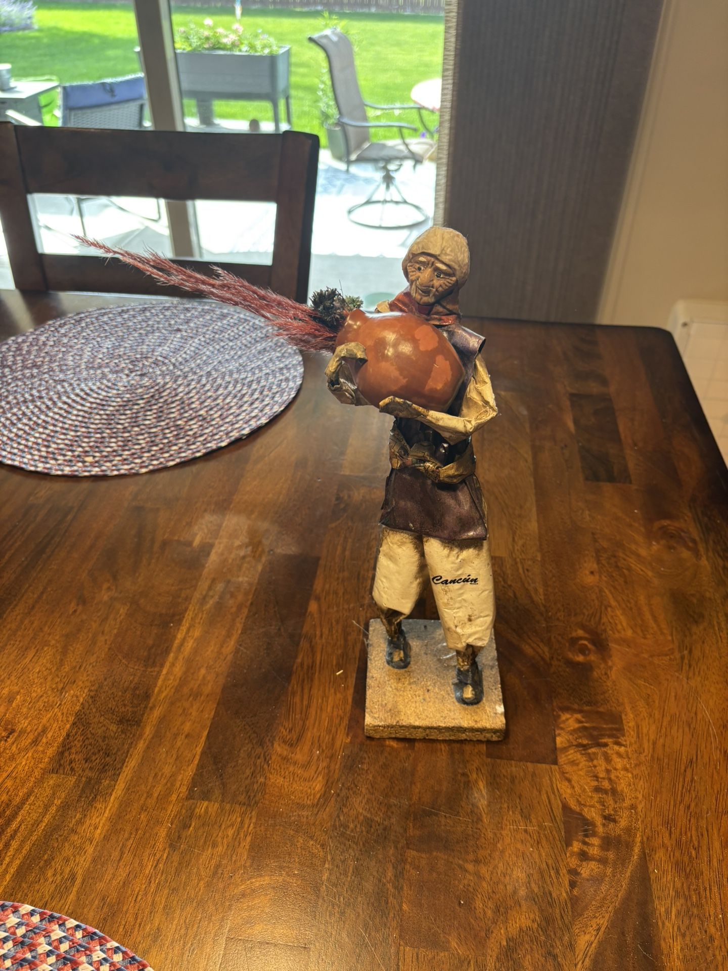 Vintage Handmade Mexican Folk Art Paper Mache figurine