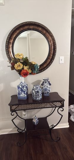 Mirror And Table