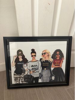 decorative girls frame