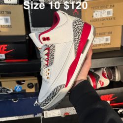 Cardinal 3 Size 10 $120
