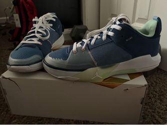 Jordan ot5 stone blue/bleached coral
