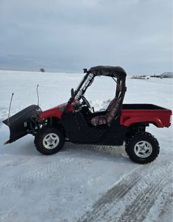 2008 Yamaha Rhino UTV Side by side w/ plow, winch, and dump bed