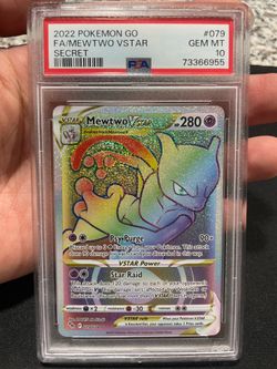 2022 Mewtwo VSTAR Secret PSA 10