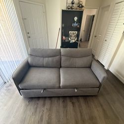 Gray Pullout Couch