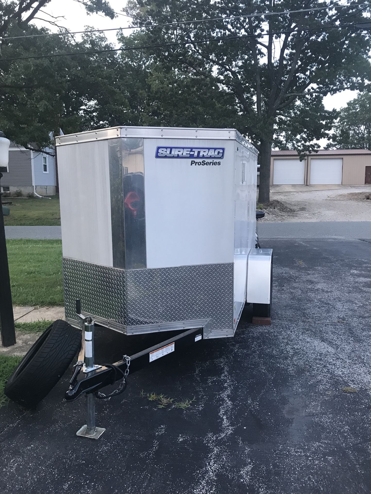 5x8 enclosed trailer. Only used 3 times