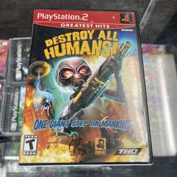 Destroy All Humans Ps2 $20 Gamehogs 11am-7pm