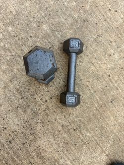 Pair of 5 pound Dumbells