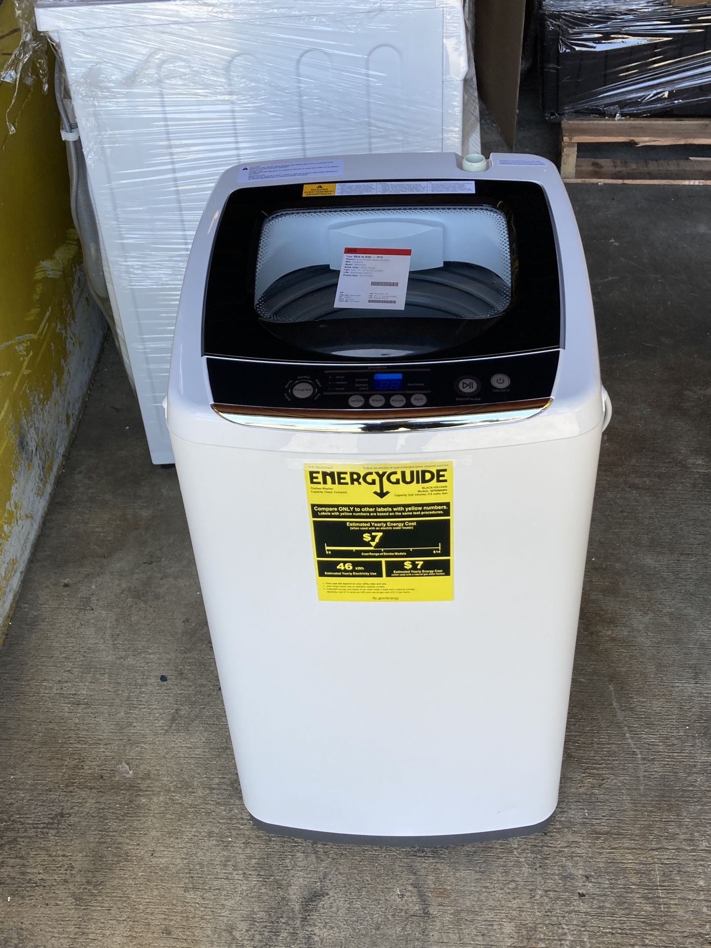 Black+Decker Portable Washer BPWM09W - New (No Box)