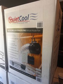 QuietCool Stealth Pro 3.3 Whole House Fan – PROFESSIONAL INSTALLATION INCLUDED