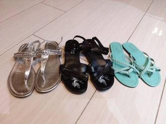 Women’s Sandals Size 7 Bundle (3 Pairs)