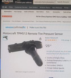 Set of 4 tire pressure for 2008 Yo 2019 Lincoln/Ford car or truck